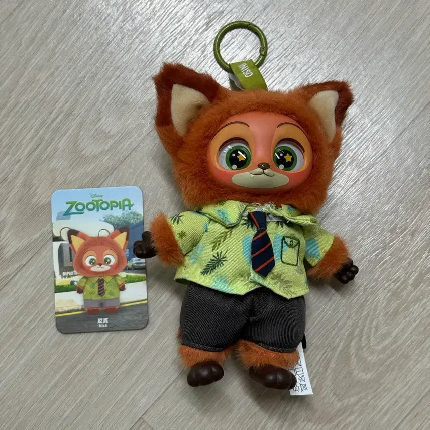 [BUNJANG] Miniso Zootopia Nick Keychain / 미니소 주토피아 닉