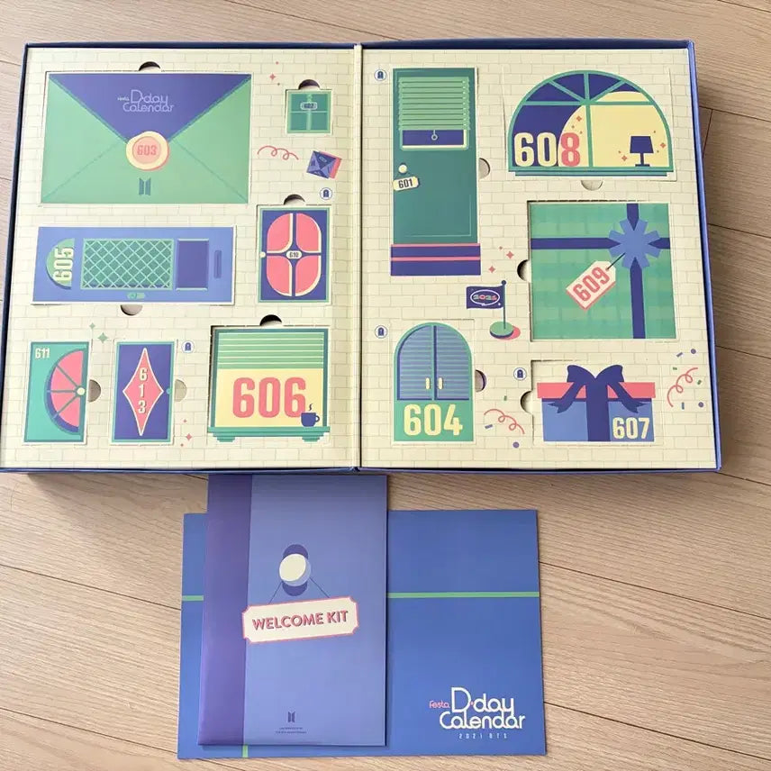 [BUNJANG] BTS 8th Anniversary Festa D-Day Calendar / 방탄소년단 8주년 페스타 디데이 캘린더