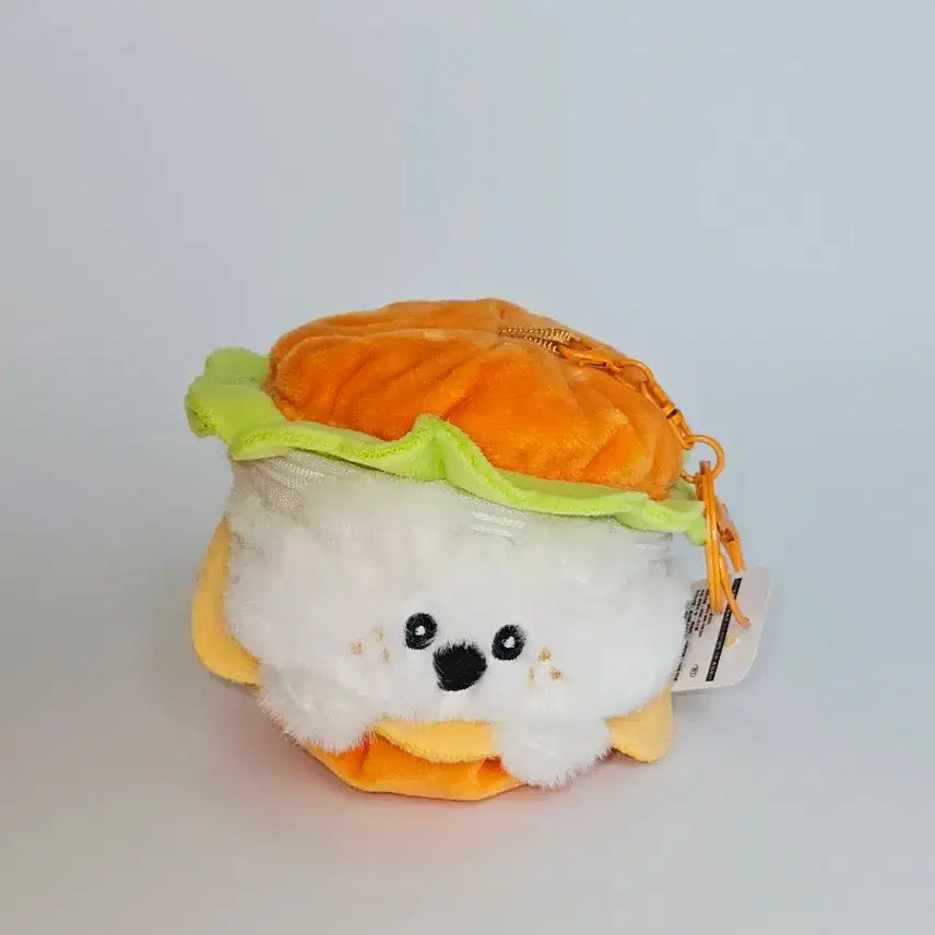[BUNJANG] Hamburger Dog Pouch Keyring / 햄버거 강아지 파우치 키링