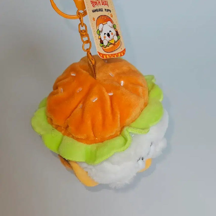 [BUNJANG] Hamburger Dog Pouch Keyring / 햄버거 강아지 파우치 키링