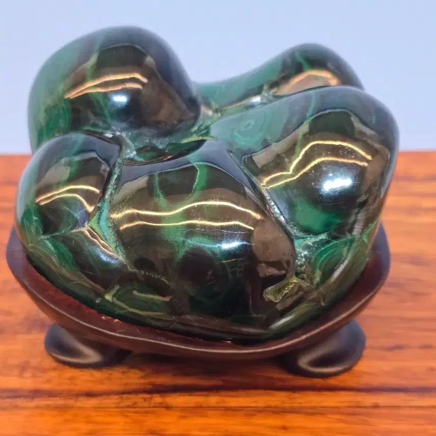 [BUNJANG] Malachite Peacock Stone Mineral Display / 26081001 좋은 기운을 주는 컬러가 영롱한 말라카이트 공작석 고급 광물 수석 팝니다