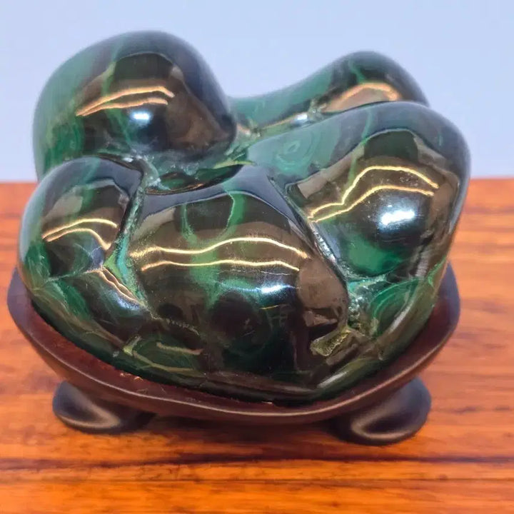 [BUNJANG] Malachite Peacock Stone Mineral Display / 26081001 좋은 기운을 주는 컬러가 영롱한 말라카이트 공작석 고급 광물 수석 팝니다