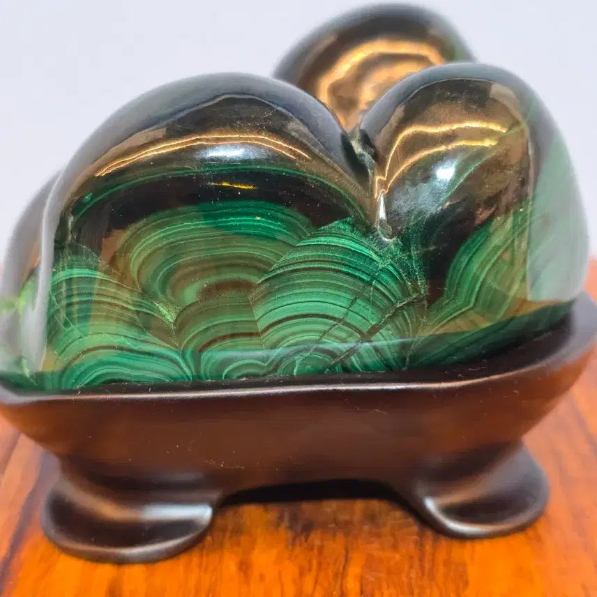 [BUNJANG] Malachite Peacock Stone Mineral Display / 26081001 좋은 기운을 주는 컬러가 영롱한 말라카이트 공작석 고급 광물 수석 팝니다