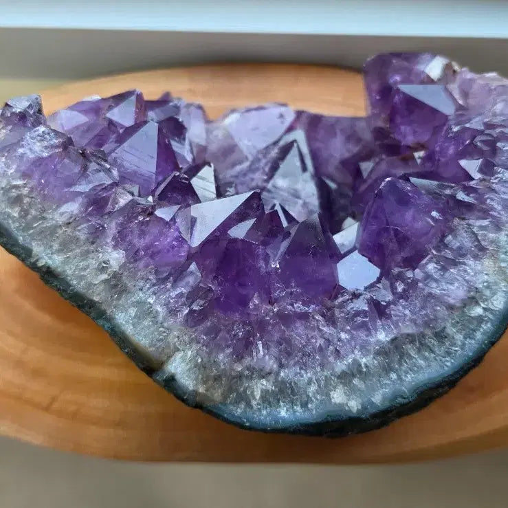 [BUNJANG] 2.1kg Natural Amethyst Cluster Raw Stone from Brazil / 브라질 천연 자수정 클러스터 원석(2.1kg) 수석
