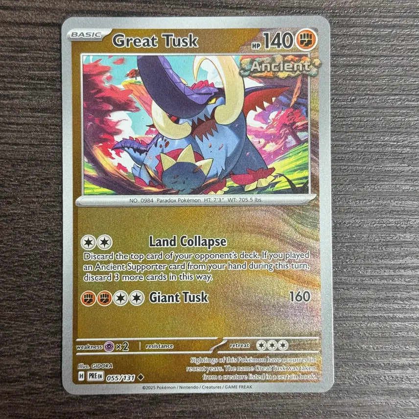 [BUNJANG] Pokemon Card Great Tusk SV: Prismatic Evolutions (PRE) / 포켓몬카드 북미 위대한엄니 판매 6-E9