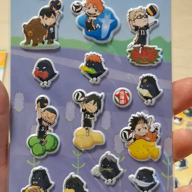[BUNJANG] Haikyuu! Fluffy Sticker Set / 하이큐 푹신푹신 스티커세트