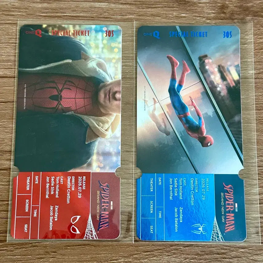 [BUNJANG] Spider-Man Brand New Day Special Ticket Set / 스파이더맨 브랜드 뉴 데이 스페셜 티켓 세트