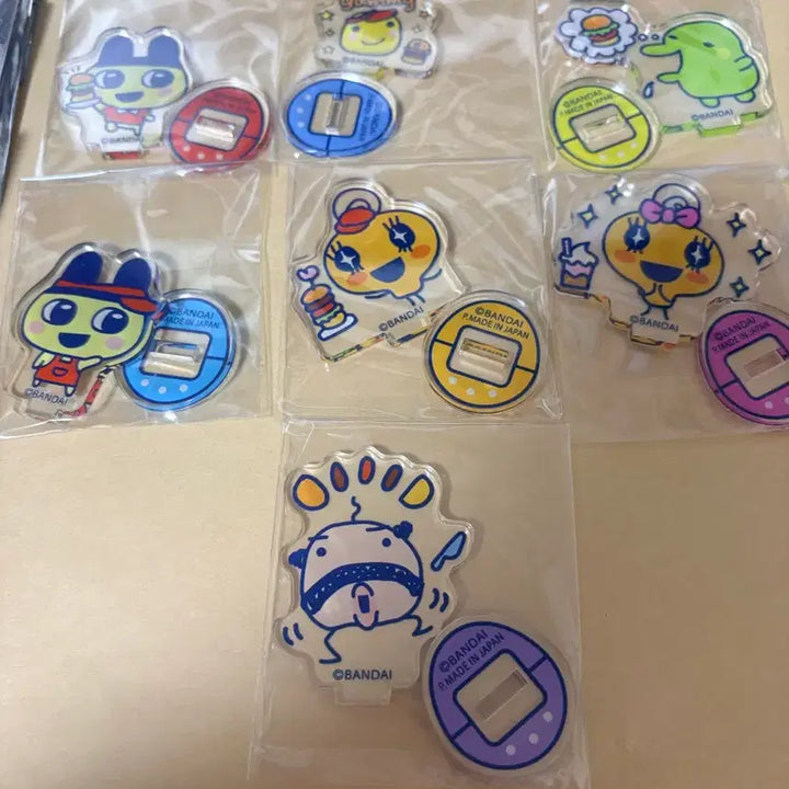 [BUNJANG] Tamagotchi Mini Acrylic Stand Set / 다마고치 미니아크릴스탠드 7종 세트