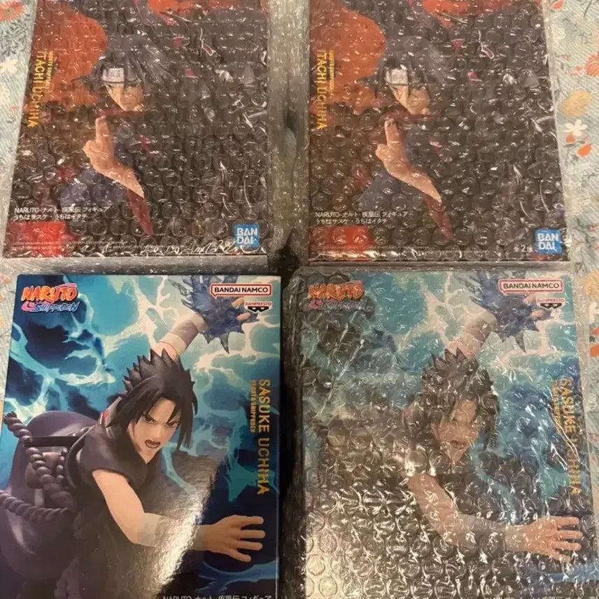 [BUNJANG] Naruto Itachi Sasuke Gigo Figure Set (Sealed) / 나루토 이타치 사스케 gigo 기고 일괄 미개봉