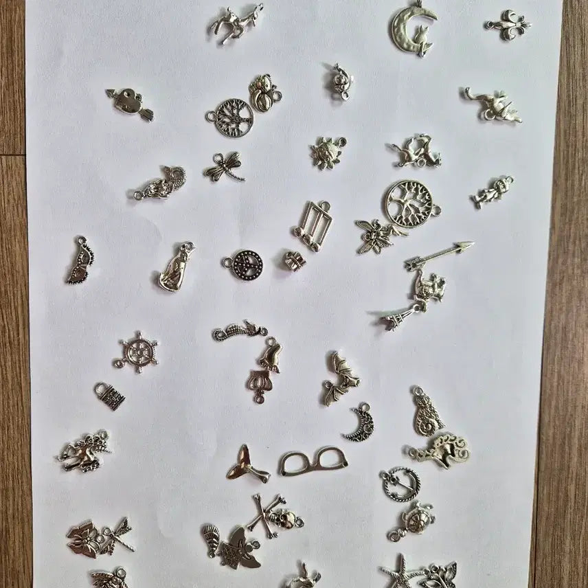 [BUNJANG] Silver Metal Charms Assorted Designs / 실버 참장식 판매합니다