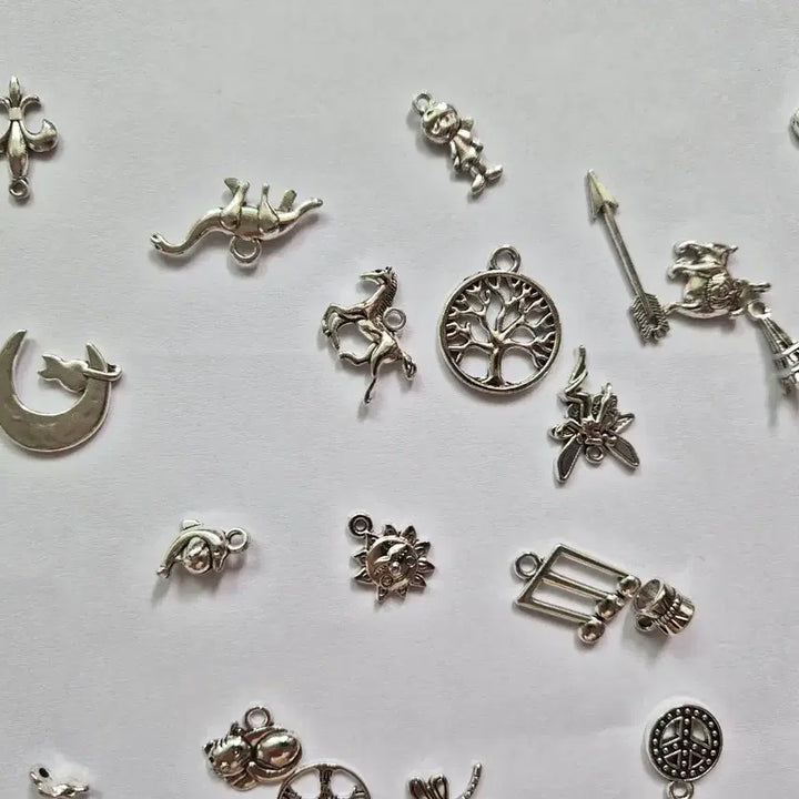 [BUNJANG] Silver Metal Charms Assorted Designs / 실버 참장식 판매합니다