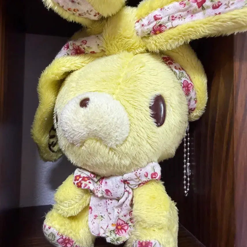 [BUNJANG] Flower Pattern Classic Mascot Rabbit Doll / 플라워 범용토끼 고전 마스코트