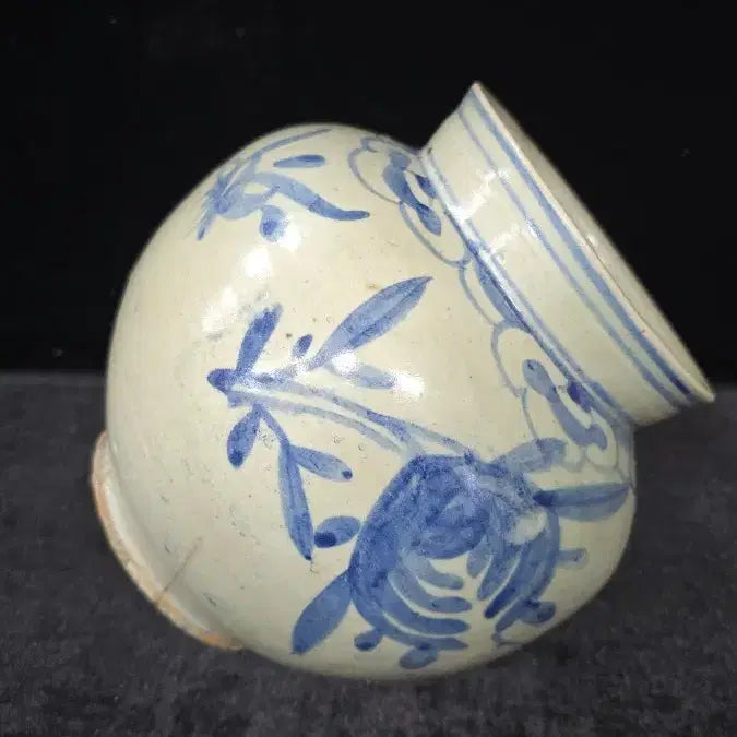 [BUNJANG] Authentic Late Joseon Dynasty Blue and White Porcelain Butterfly and Buddha&