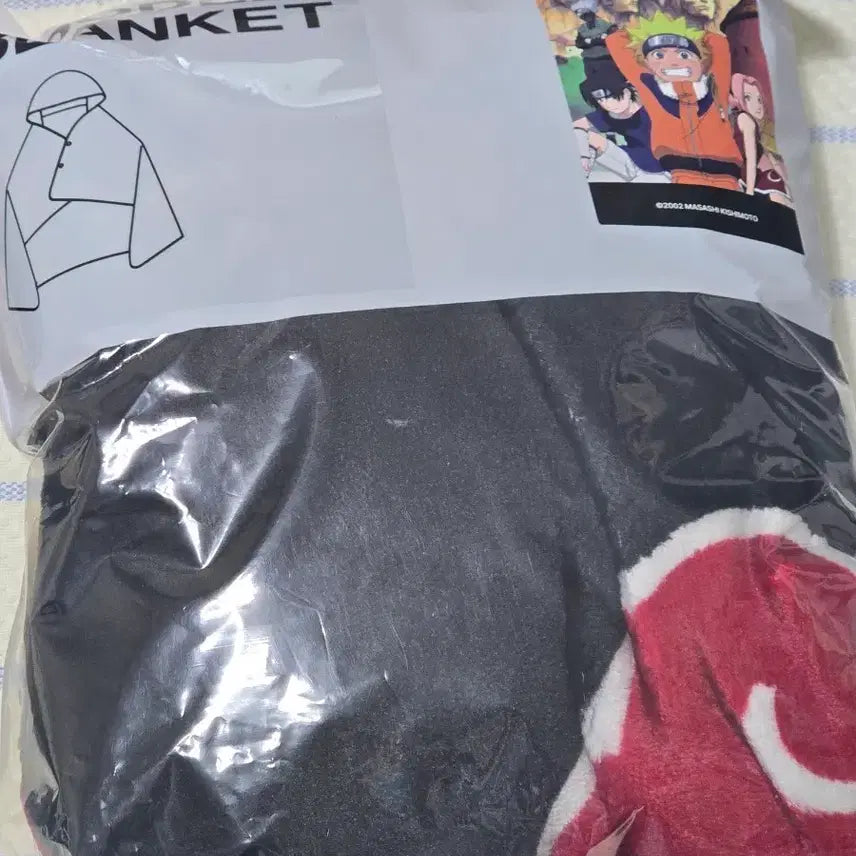 [BUNJANG] Naruto Akatsuki Blanket (Sealed) / 나루토 아카츠키 담요 미개봉