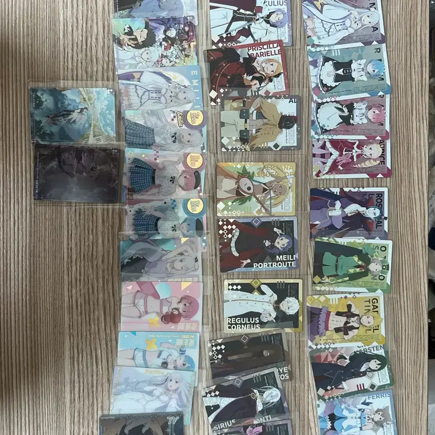 [BUNJANG] Re:Zero Wafer Cards Bundle Set / 리제로 웨하스카드 일괄