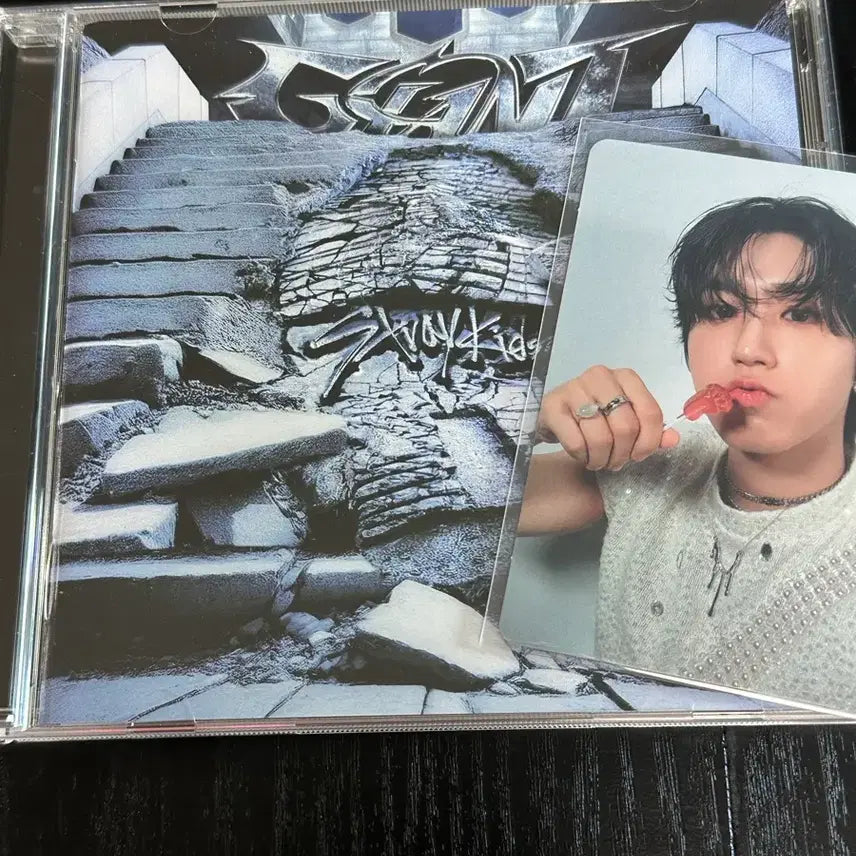 [BUNJANG] Stray Kids Giant Album Unsealed Han Photocard / 스트레이키즈 자이언트앨범 개봉+한 포카