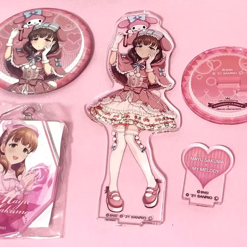 [BUNJANG] Sakuma Mayu Sanrio Collaboration My Melody Acrylic Stand / 사쿠마 마유 산리오 콜라보 마이멜로디 아크릴스탠드 데레마스 데레스테 아이마스