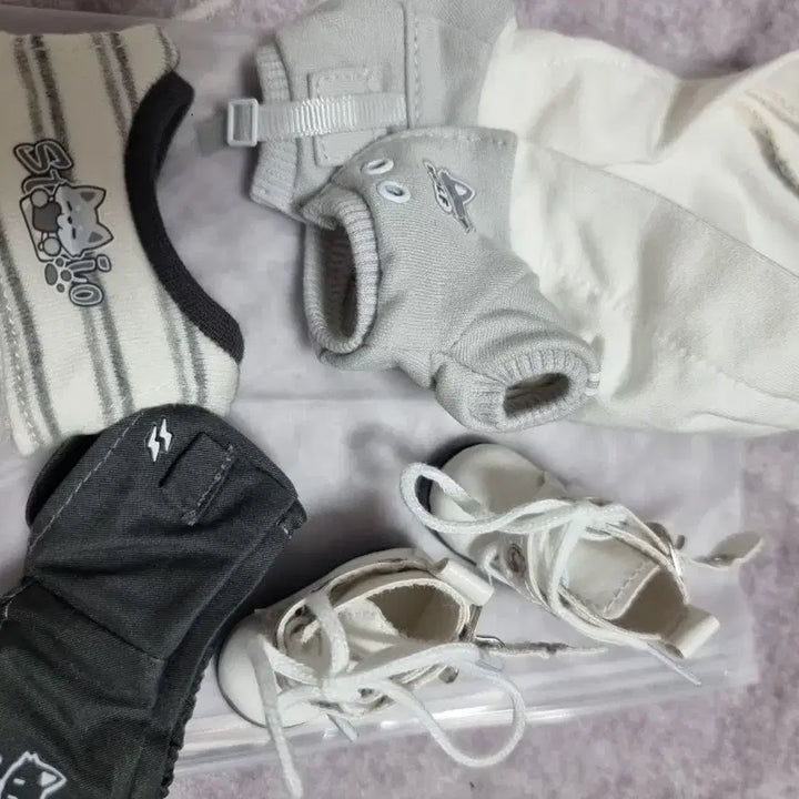[BUNJANG] 15cm Doll Clothing Set - Fierce Wolf 6-Piece / 솜인형 옷 15cm 사나운늑대 6점세트