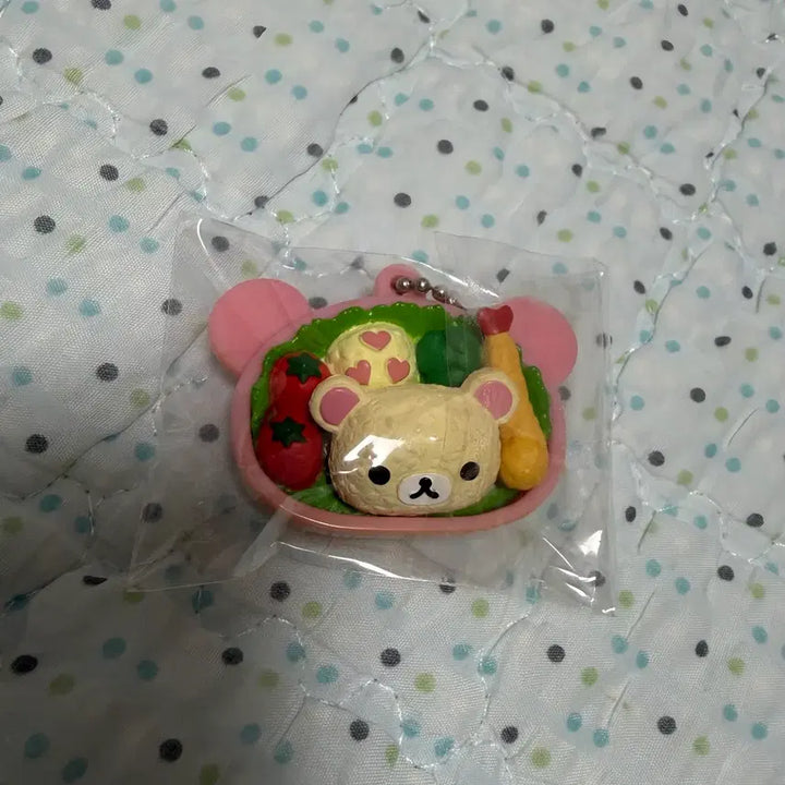 [BUNJANG] Classic KORILAKKUMA Lunchbox Keychain / 고전 코리락쿠마 도시락 키링