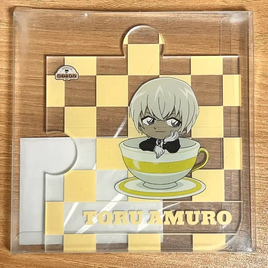 [BUNJANG] Detective Conan Amuro Tooru 2023 Collaboration Cafe Acrylic Coaster / 명탐정 코난 아무로 토오루 2023콜라보 카페 아크릴 코스터