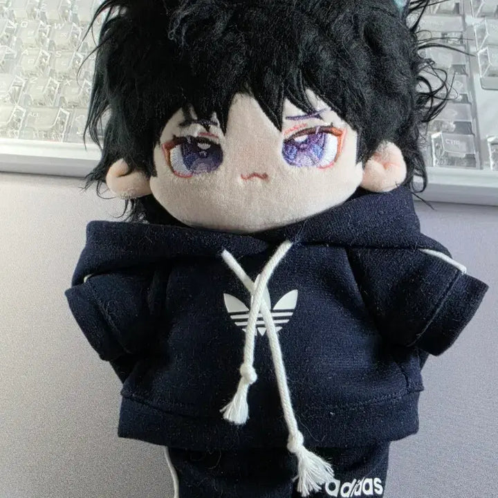 [BUNJANG] Unbranded Cotton Doll (SomGing) with Adidas Tracksuit / 무속성 솜인형 솜깅