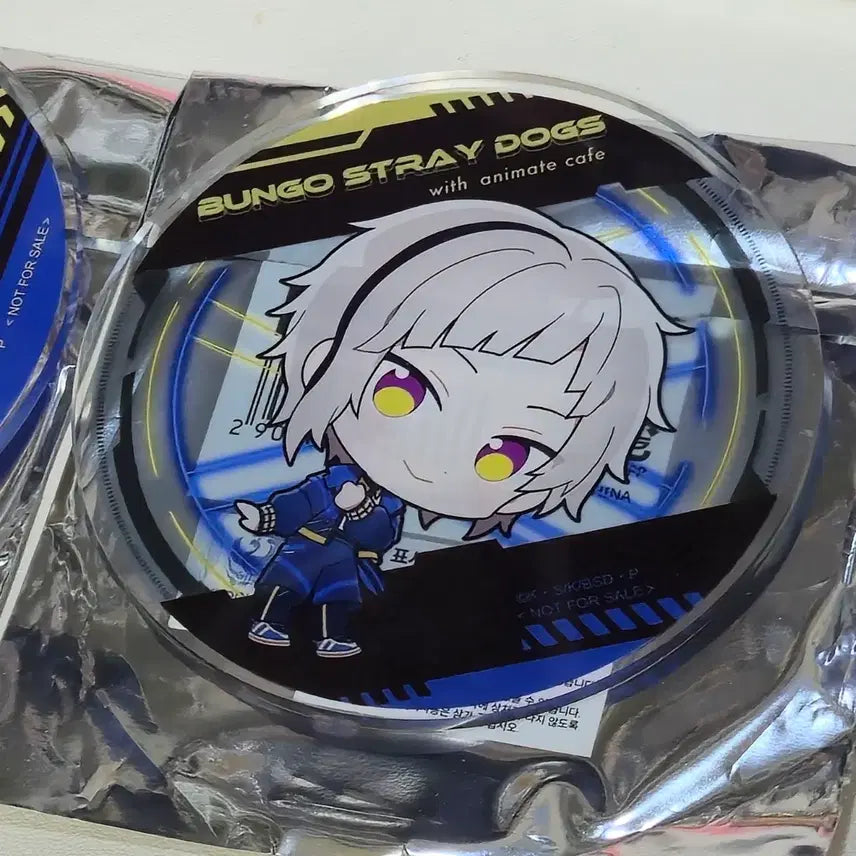 [BUNJANG] Bungo Stray Dogs Atsushi Kankōchika Collaboration Cafe Acrylic Coaster / 문스독 아츠시 콜라보카페 아크릴 코스터