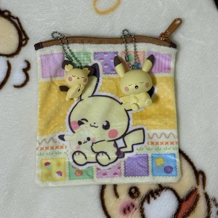 [BUNJANG] Pokemon Pocket Piece Pikachu &amp; Pichu Gacha Pouch Bundle / 포켓몬 포켓피스 피카츄 피츄 가챠 파우치 일괄