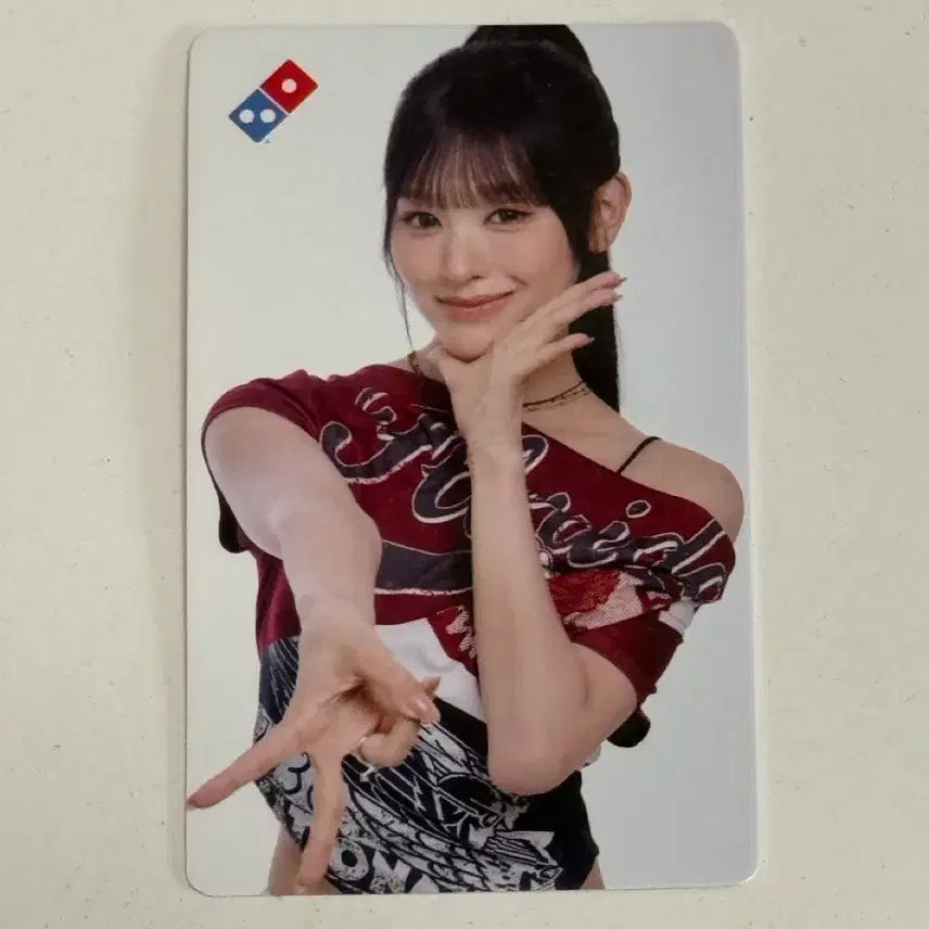 [BUNJANG] RESCENE Mina Domono Pizza Photocard / 배포) 리센느 미나미 도미노피자 포토카드