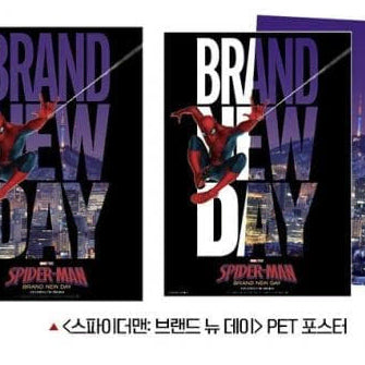 [BUNJANG] Spider-Man PET Poster / 스파이더맨 PET 포스터(브랜드 뉴 데이, 브뉴데)