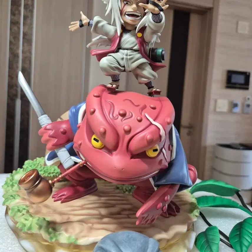 [BUNJANG] Naruto Jiraiya &amp; Gamabunta Resin Statue / 나루토 지라이야 가마분타 레진 피규어