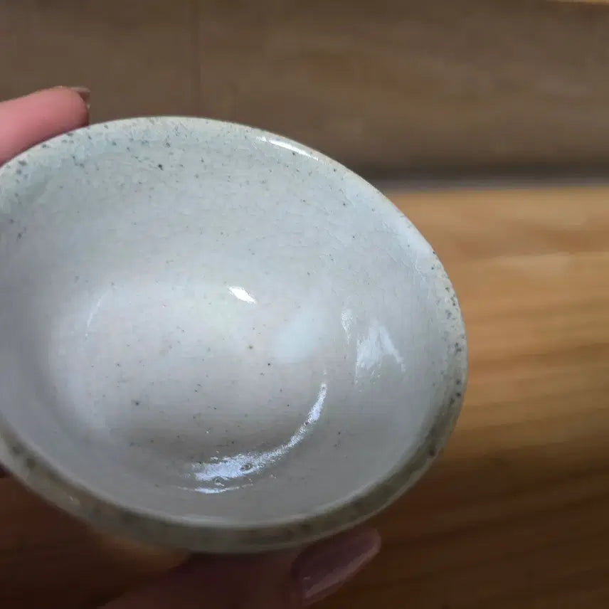 [BUNJANG] Cream Celadon Glazed Tea Cup / 미색 빙열 분청 다잔 / 찻잔