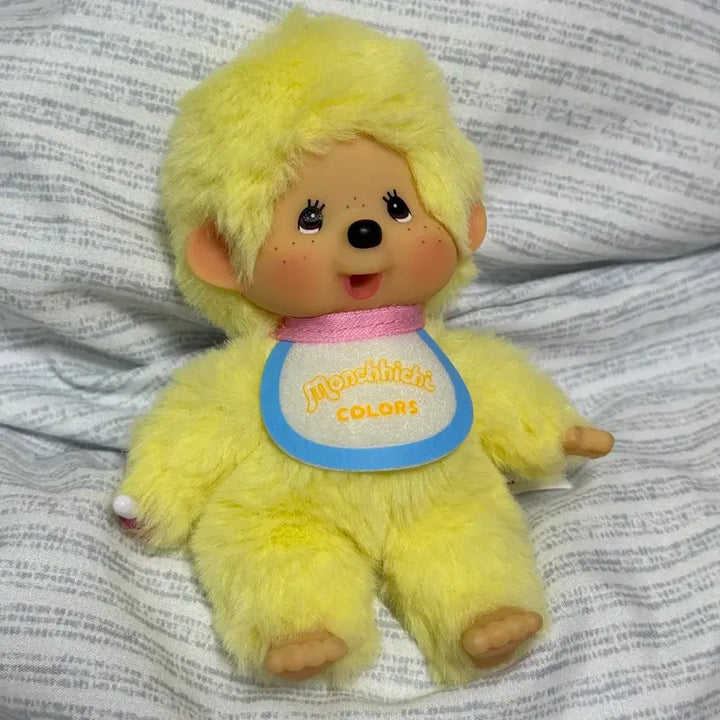 [BUNJANG] Monchhichi Colors Yellow Keyring / 몬치치 컬러즈 옐로우 노랑 키링