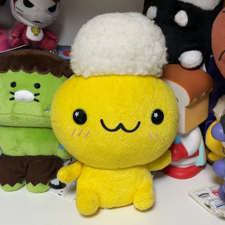[BUNJANG] San-X Beer-chan Beer-kun Doll Keychain Set / 일본 고전 산엑스 비어짱 비어군 인형