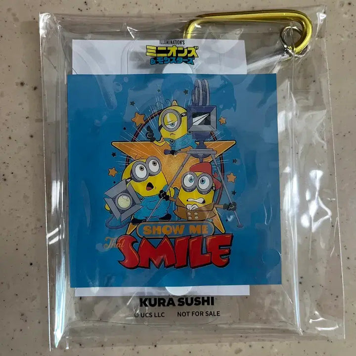 [BUNJANG] Kura Sushi x Minions Collaboration Clear Pouch Set / 쿠라스시 미니언즈 콜라보 클리어 파우치
