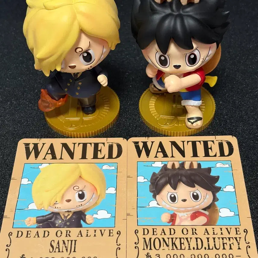 [BUNJANG] Pop Mart One Piece Luffy &amp; Sanji Figure Bundle Set / 팝마트 원피스 루피 상디 피규어(일괄)
