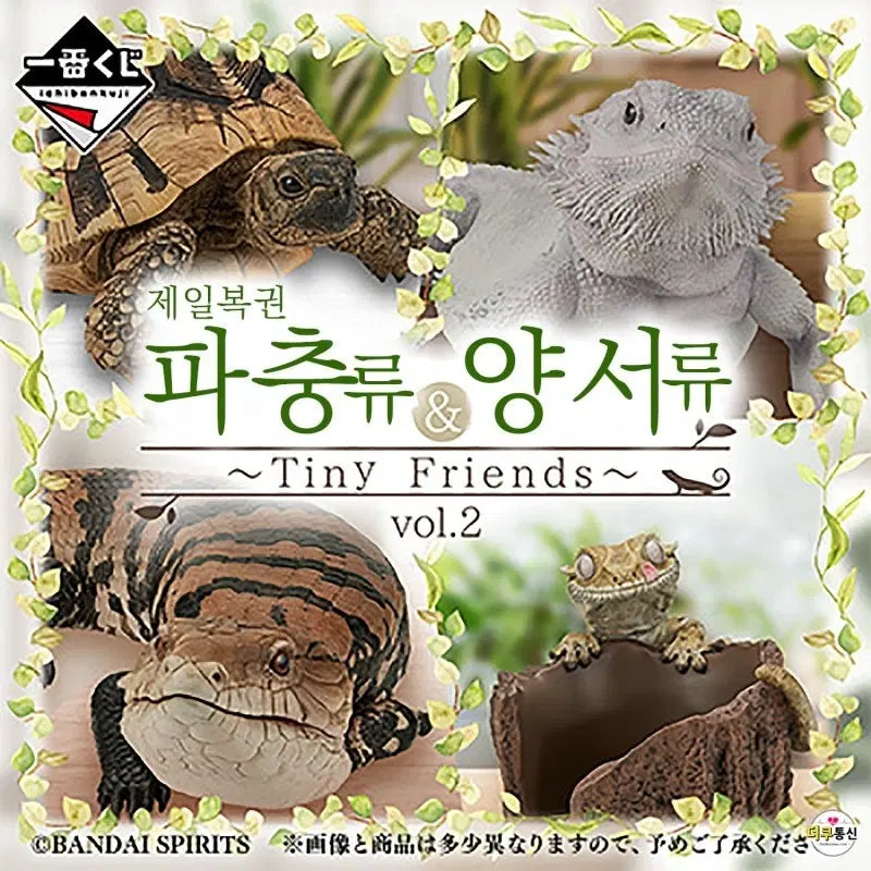 [BUNJANG] Tiny Friends vol.2 Blue-tongued Skink Figure (A Prize) / A상 아오지타도마뱀 피규어
