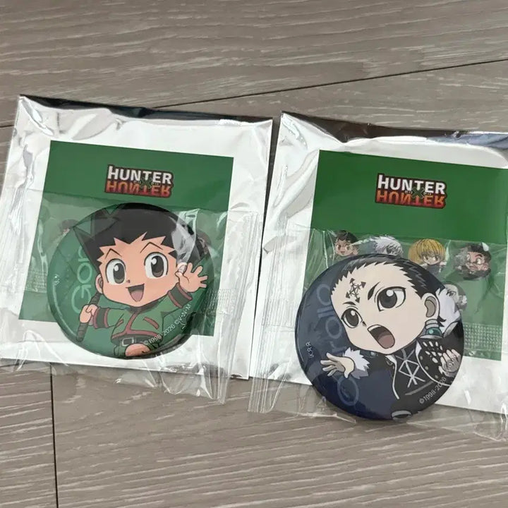 [BUNJANG] Hunter x Hunter Collaboration Cafe Can Badge Bundle (Gon, Chrollo) / 일괄) 헌터x헌터 콜라보카페 캔뱃지  곤 클로로