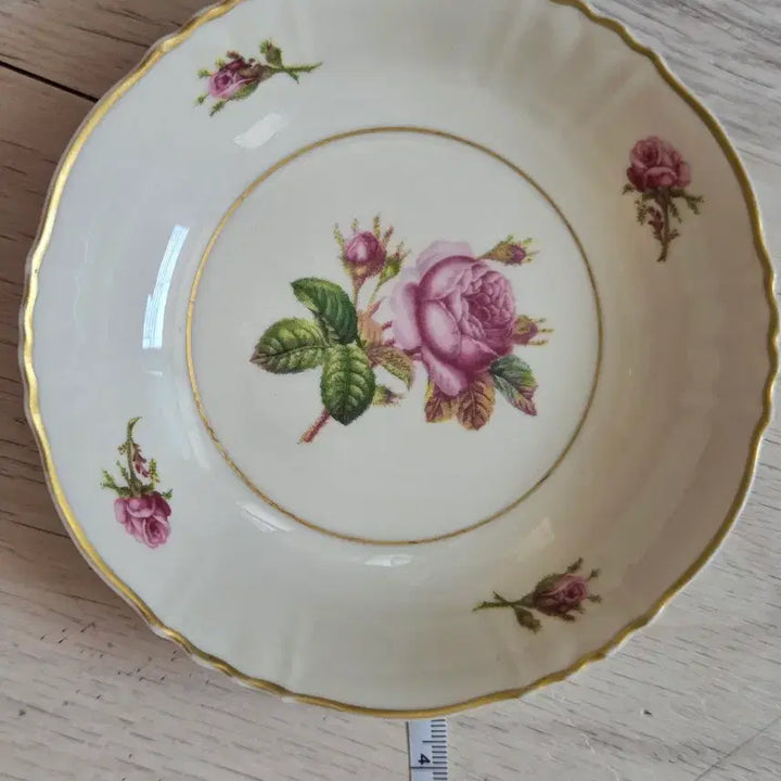 [BUNJANG] Vintage Rose Pattern Small Plates and Bread Plates Set / 빈티지 소접시,브레드 접시 세트판마