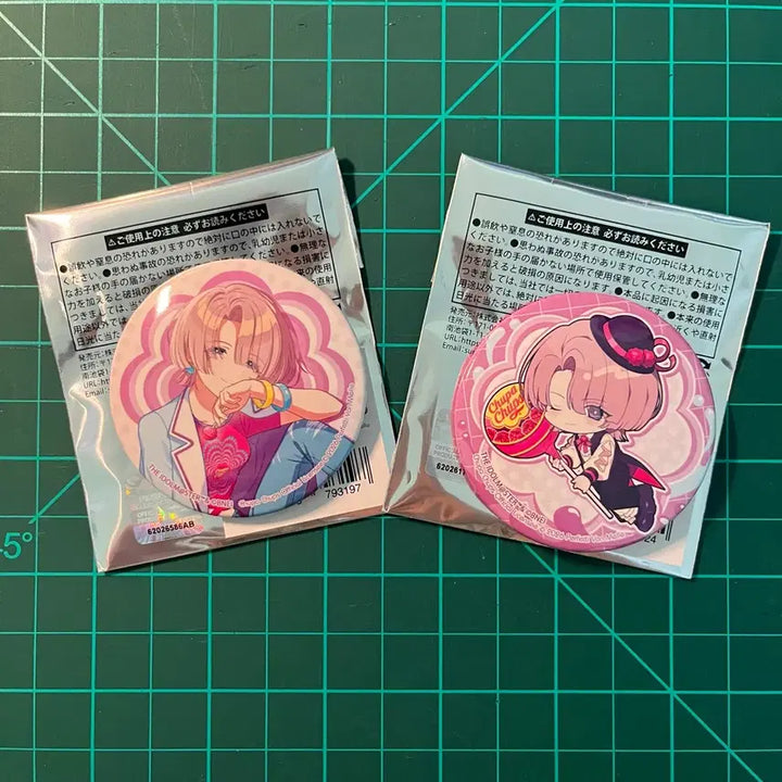[BUNJANG] The Idolmaster "Gakumas" Chupa Chups Collaboration Arimura Mao Can Badge Set / 학원 아이돌마스터 학마스 가쿠마스 츄파츕스 츄파춥스 콜라보 아리무라 마오 캔뱃지 세트 새상품