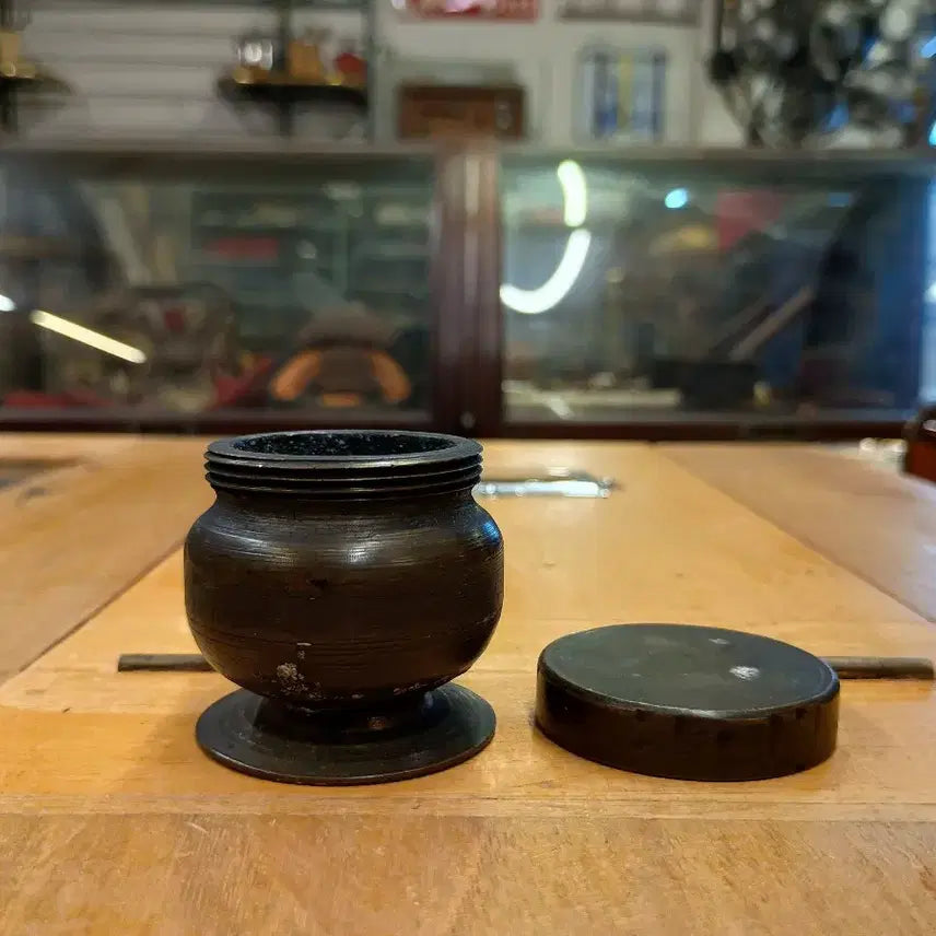 [BUNJANG] Brass Inkstone (Meoktong) - 4.3cm Height / 황동 먹통 높이4.3cm