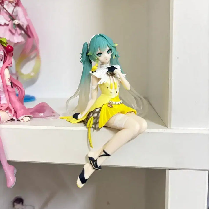 [BUNJANG] Vocaloid Hatsune Miku Canary Noodles stopper Figure / 하츠네 미쿠 카나리아 누들스토퍼