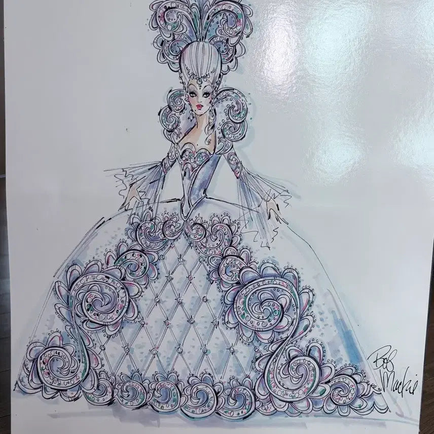 [BUNJANG] Madame du Barbie Limited Edition Silver Dress by Bob Mackie (1997) / 마담 바비 실버 드레스 리미티드 에디션