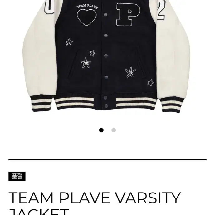 [BUNJANG] PLAVE Varsity Jacket L / PLAVE 플레이브 바시티 자켓 L