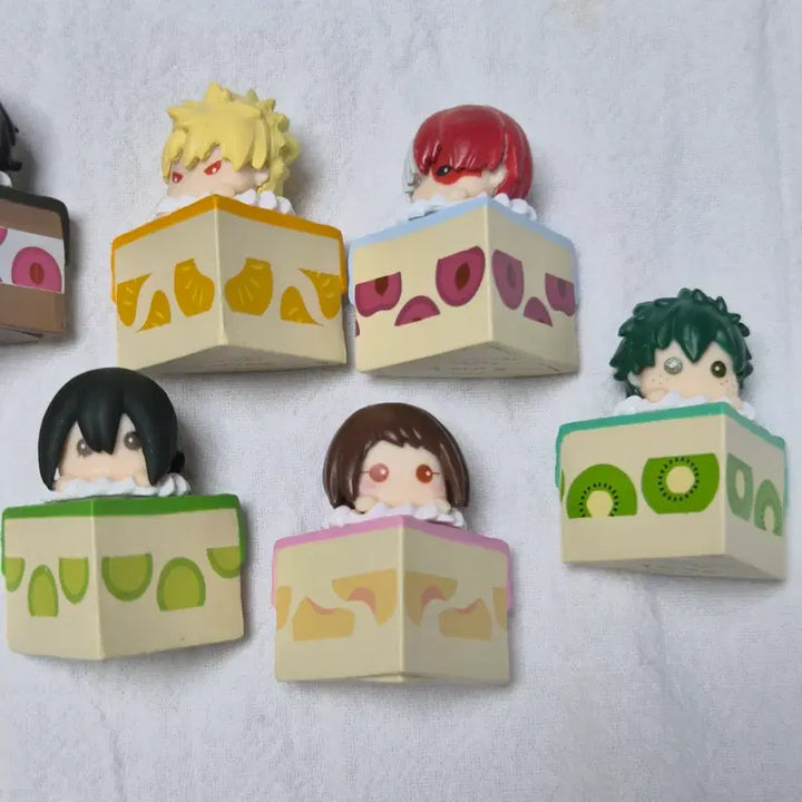 [BUNJANG] My Hero Academia Cake Puchi-ba Characters Mini Figures Full Set / 나히아 히로아카 케이크 푸치바스 가챠 미니 피규어 케잌 케익