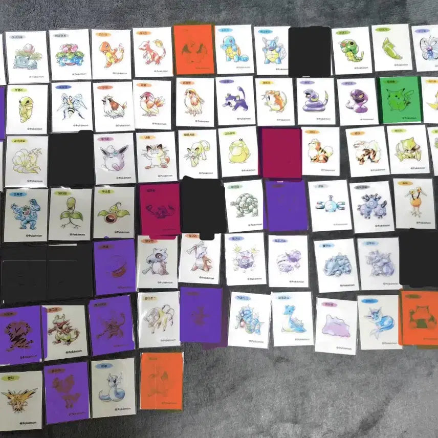 [BUNJANG] Pokemon Bread Stickers / 포켓몬 띠부실 판매