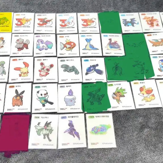 [BUNJANG] Pokemon Bread Stickers / 포켓몬 띠부실 판매