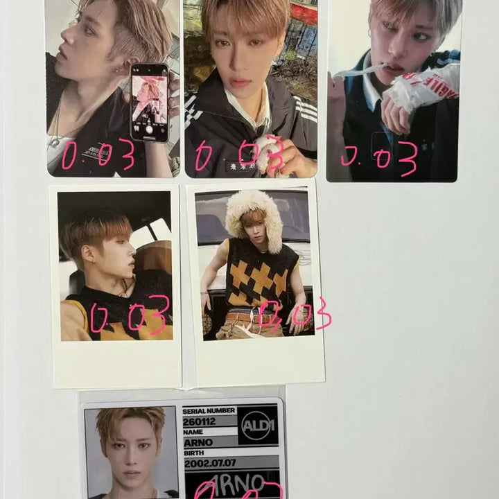 [BUNJANG] Alphadrivewon Arnaud Photocard / 알파드라이브원 아르노 포카