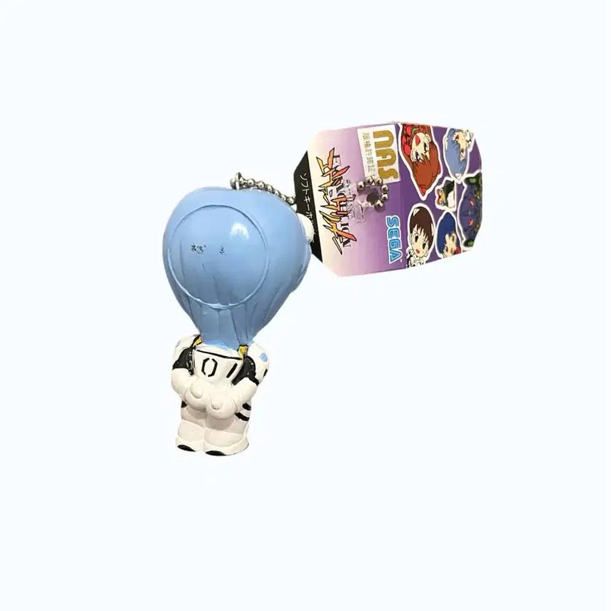 [BUNJANG] Evangelion Ayanami Rei Classic Figure Keychain / 에반게리온 아야나미 레이 고전 피규어 키링