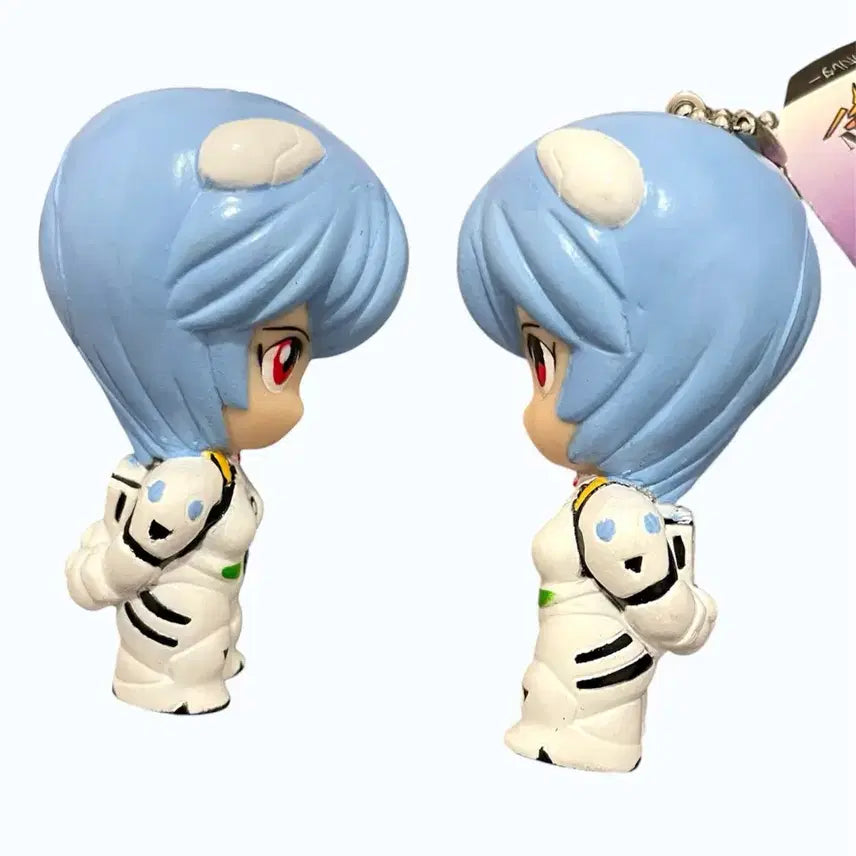 [BUNJANG] Evangelion Ayanami Rei Classic Figure Keychain / 에반게리온 아야나미 레이 고전 피규어 키링