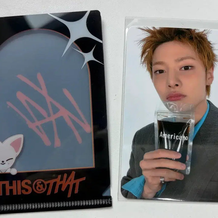 [BUNJANG] This and That Pop-up Photocard Holder Set / 디스앤댓 팝업 3만원 특전 포카 폴더 아이엔 세트
